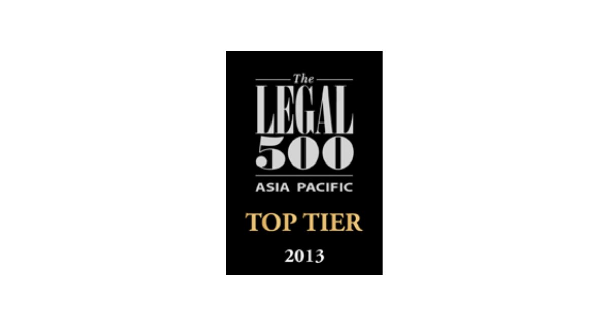 Phát Hành Quyển Asia Pacific Legal 500 2013 Xếp Hạng Công Ty Luật