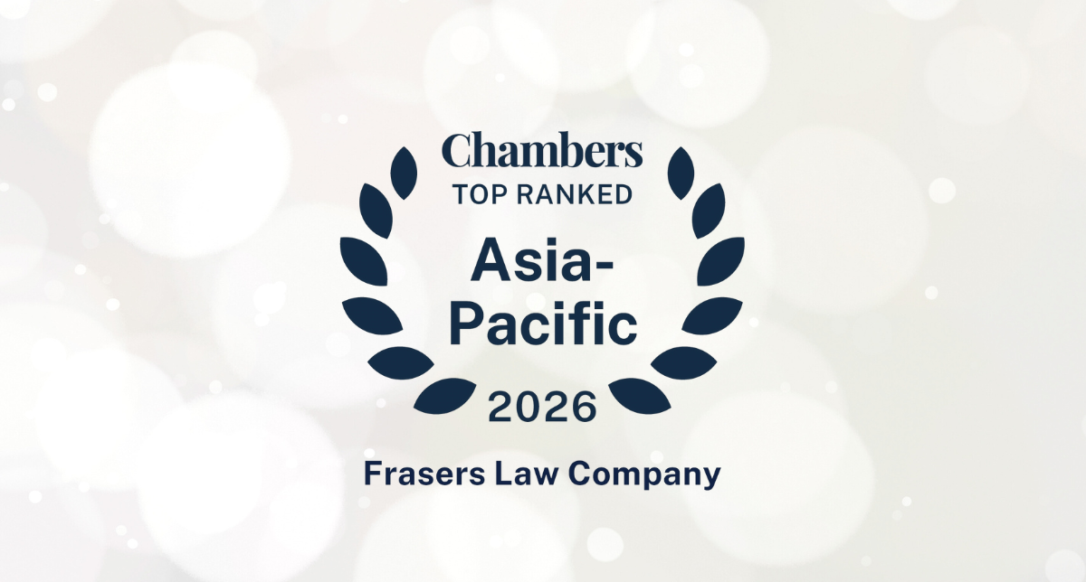 Top Ranked law firm in Vietnam - Chambers and Partners Asia-Pacific 2026