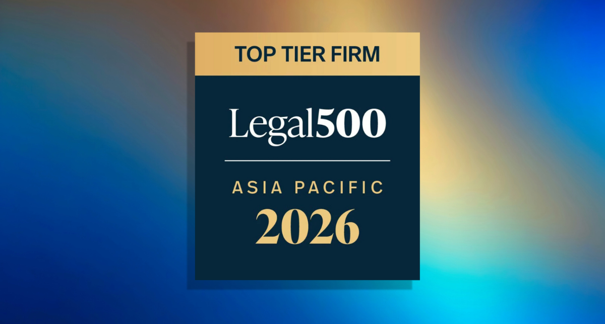 Top Tier law firm in Vietnam - The Legal 500 Asia Pacific 2026